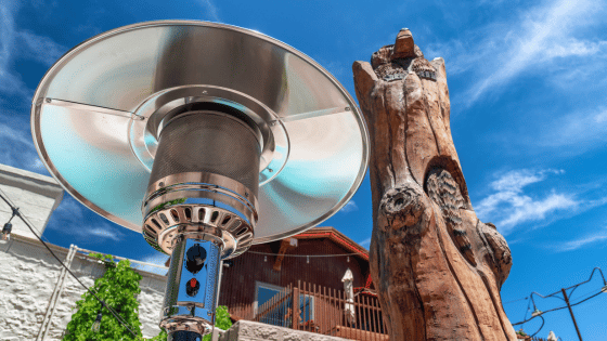 Electric Stainless Steel Metal Gas Burning Outdoor Patio Heater
